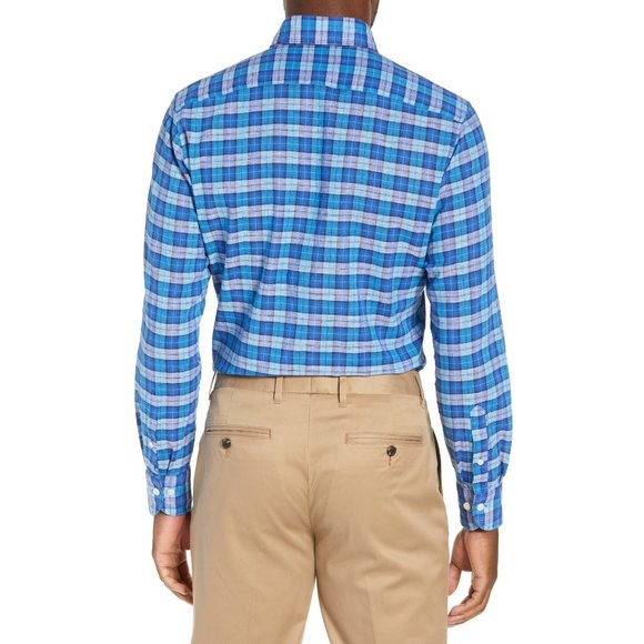 NWT Nordstrom Ledbury Seabrooke Check Dress Shirt - Picture 2 of 6